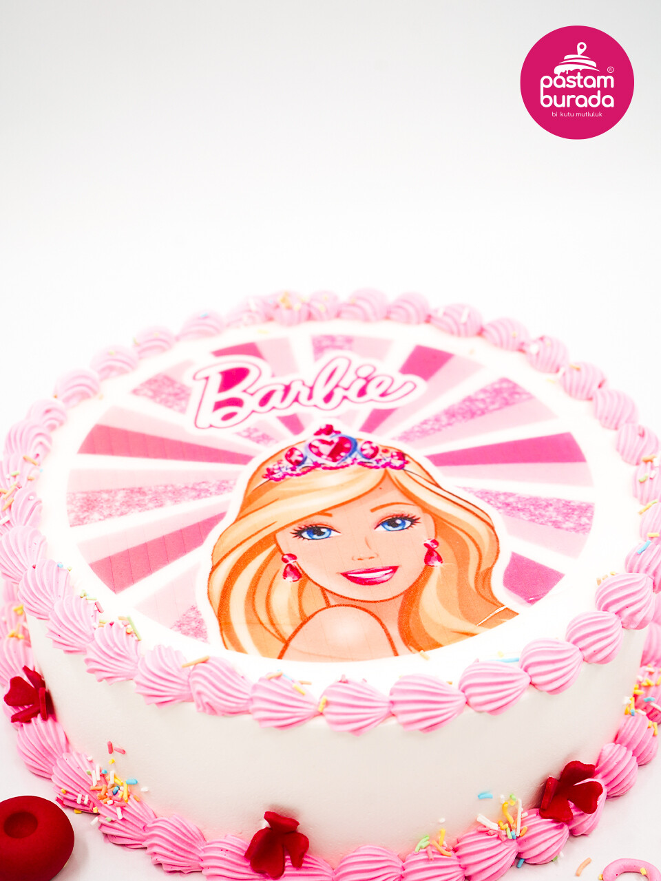 Barbie Resimli Pasta