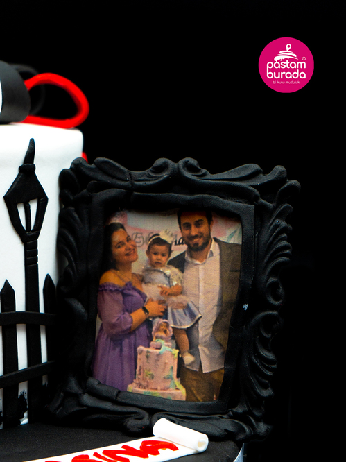 Aile Figürlü Konsept Pasta