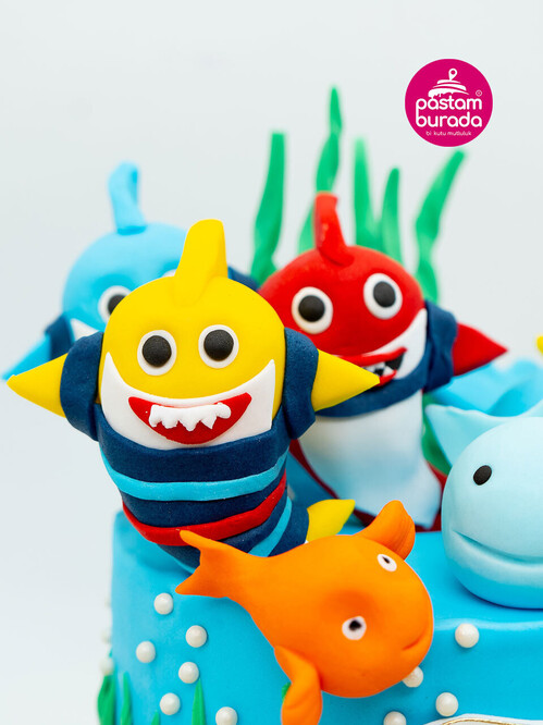 Balıklar Alemi Konsept Pasta