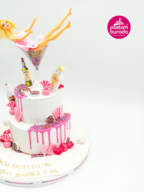 Barbie Tasarım Pasta