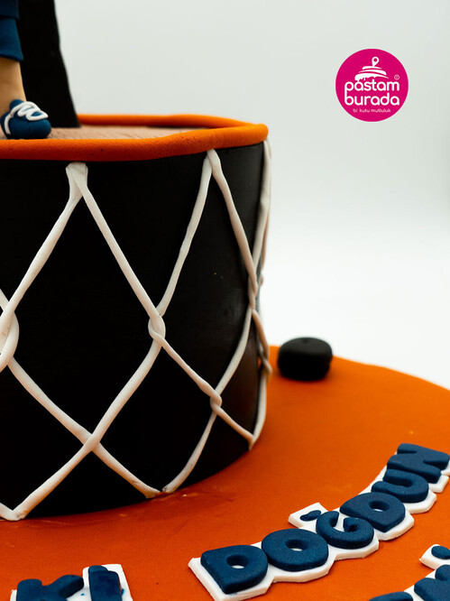 Basketbol Oyuncu Konsept Pasta