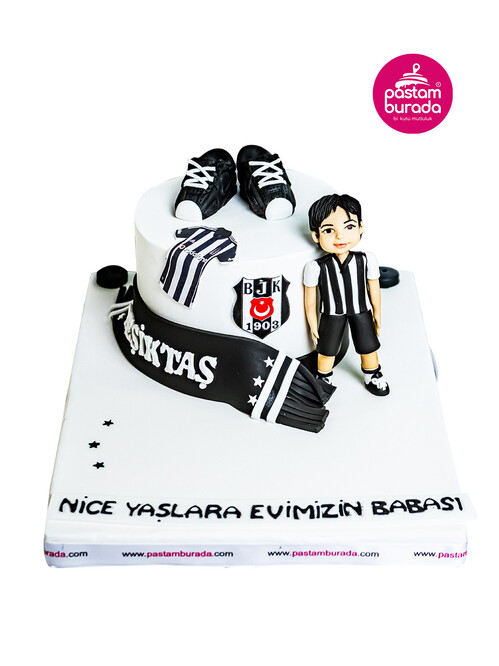 Beşiktaş Model Konsept Taraftar Doğum Günü Pastası