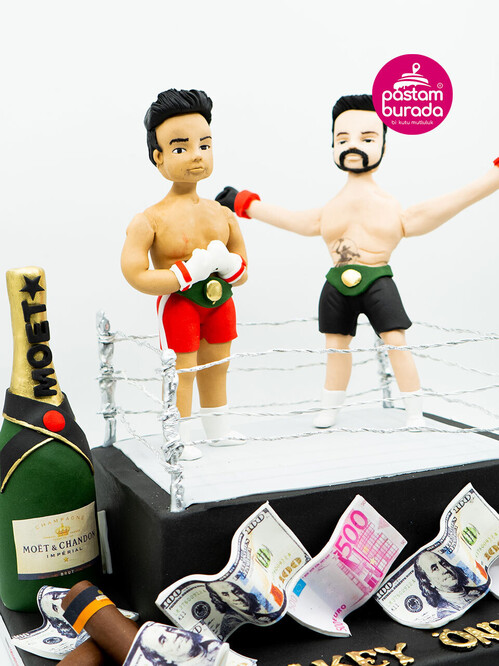 Boks Maçı Konsept Tasarım Pasta