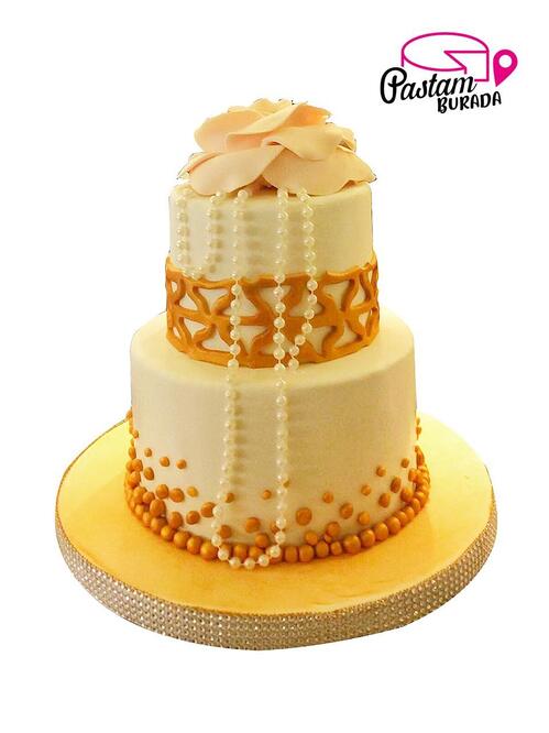 Boncuk Nişan Pasta