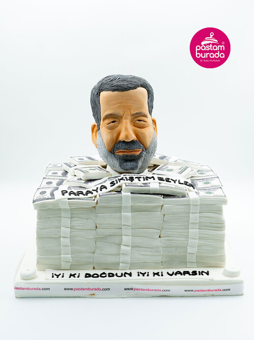 Büst Benzetme Temalı Tasarım Pasta