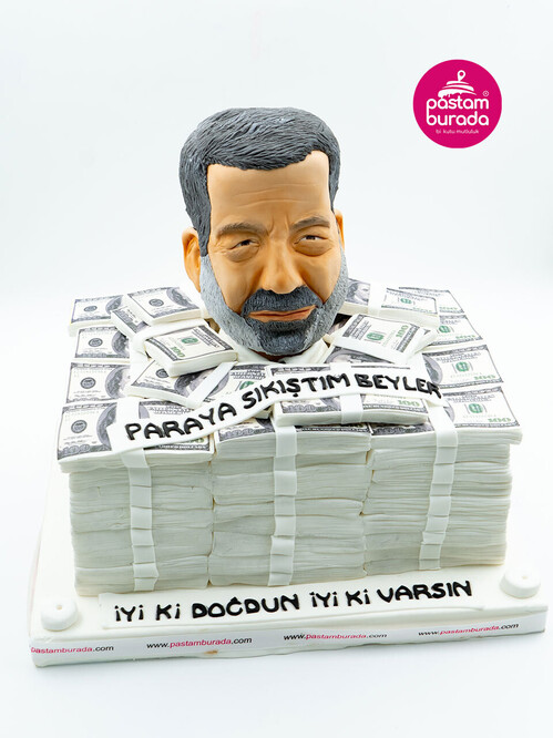 Büst Benzetme Temalı Tasarım Pasta