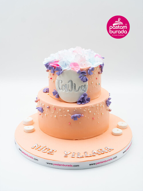 Çiçek Detaylı Konsept Pasta