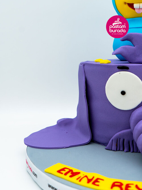 Çizgi Film Kahramanı Konsept Pasta