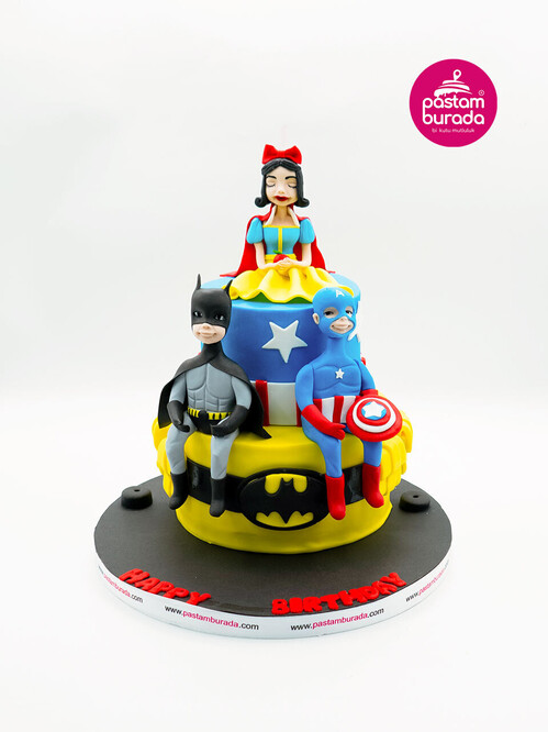 Çizgi Film Konsept Tasarım Pasta