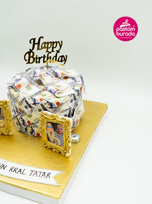 Dolar Temalı Konsept Pasta