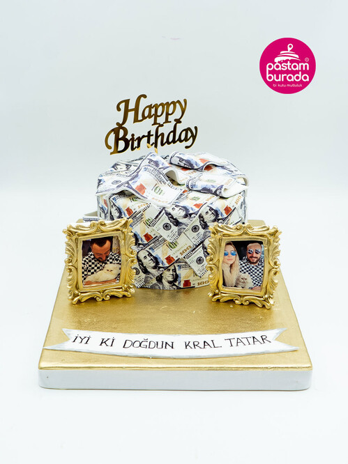 Dolar Temalı Konsept Pasta