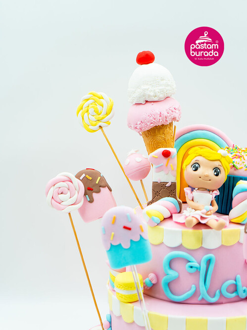 Dondurma Temalı Pasta