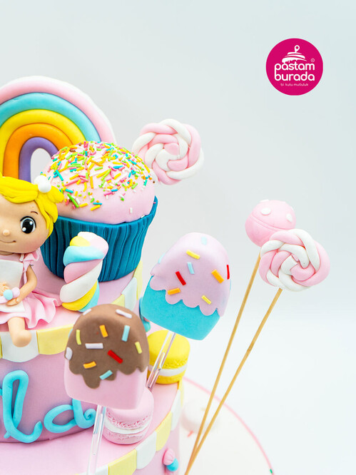 Dondurma Temalı Pasta