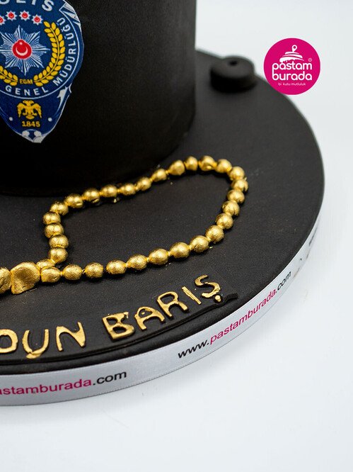 Erkek Polis Figürlü Konsept Pasta