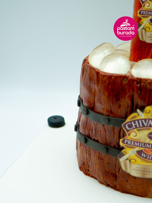 Fıçı İçerisinde Buzlar Konsept Pasta