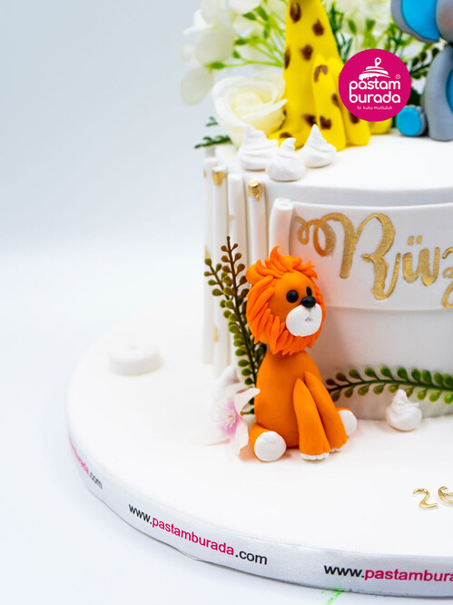 Hayvanlar Alemi Temalı Pasta