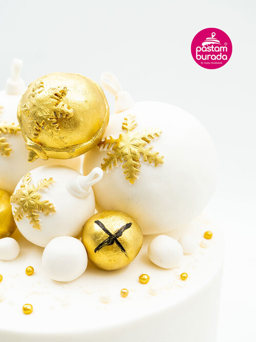 Kar Temalı Konsept Pasta