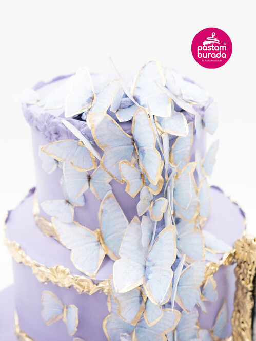 Kelebek Detaylı Konsept Pasta