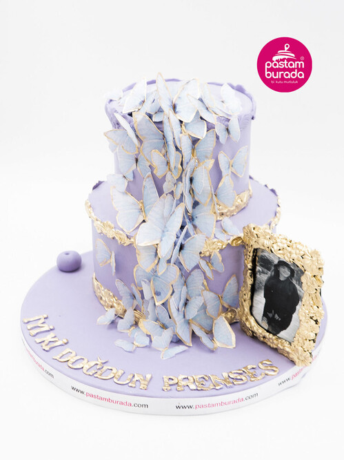 Kelebek Detaylı Konsept Pasta