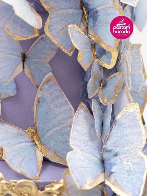 Kelebek Detaylı Konsept Pasta