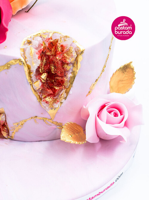 Mermer Desenli Pasta