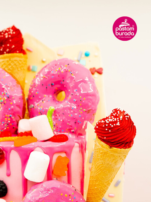 Pembe Konsept Donut Pasta
