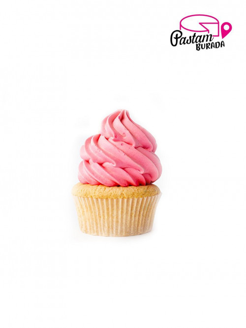 Pembe Kremalı Cupcake
