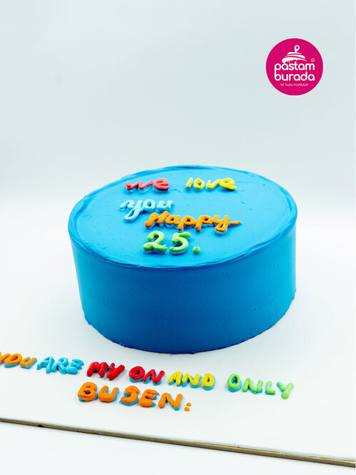 Renkli Yazılı Sıvama Naked Konsept Pasta