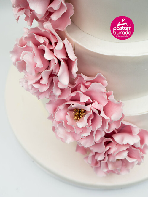 Şakayık Çiçek Konsept Pasta