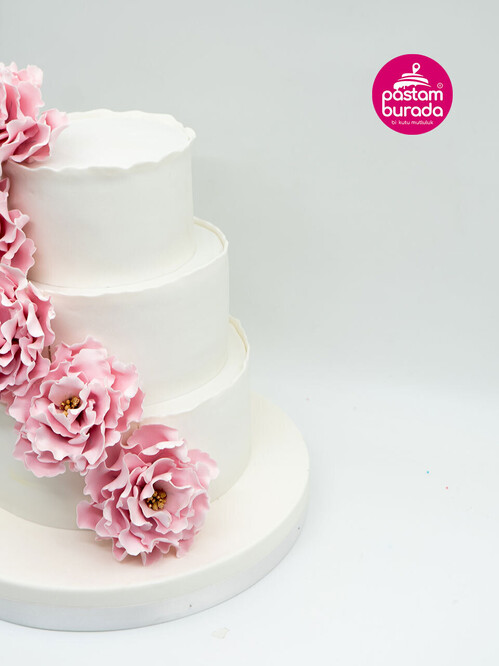 Şakayık Çiçek Konsept Pasta