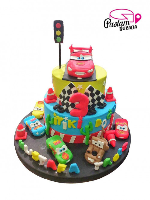 Simsek Mcqueen Kayra 5 Yasinda Cake Birthday Desserts