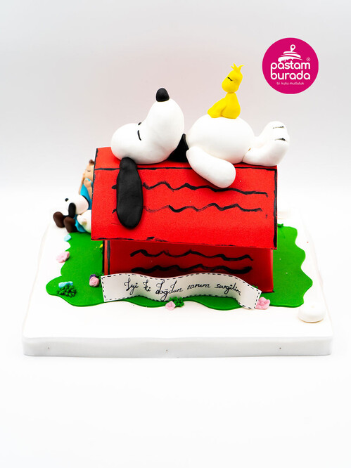 Şirin Köpek Temalı Pasta