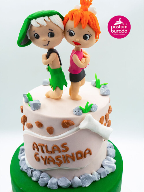 Taş Devri Konsept Pasta