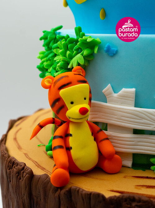 Winnie The Pooh Tasarım Pasta