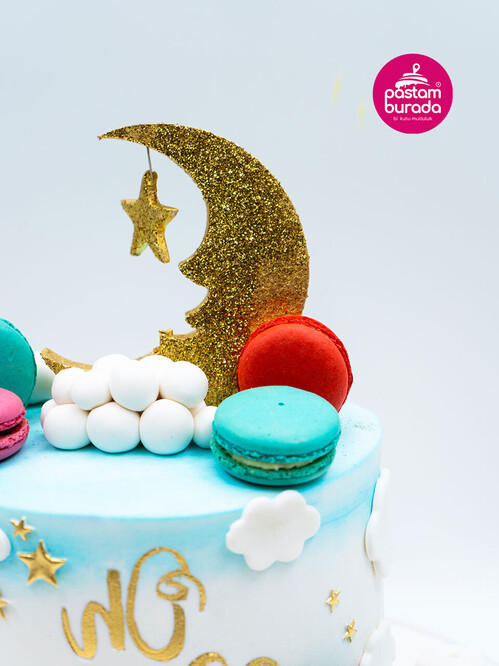 Yeni Doğan Bebek Temalı Pasta