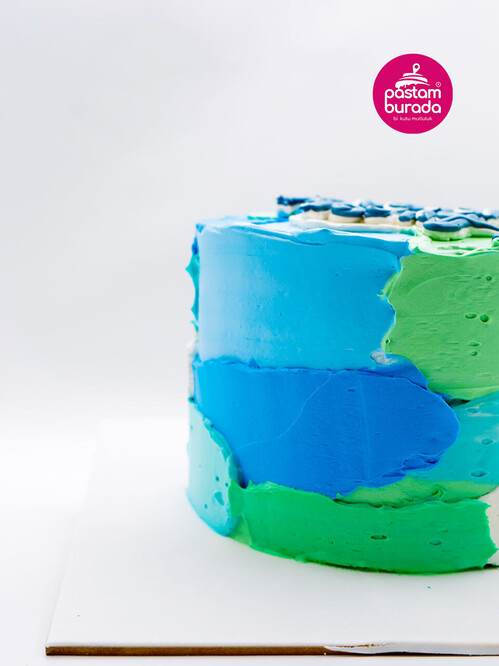 Yeşil Tonları Naked Konsept Pasta