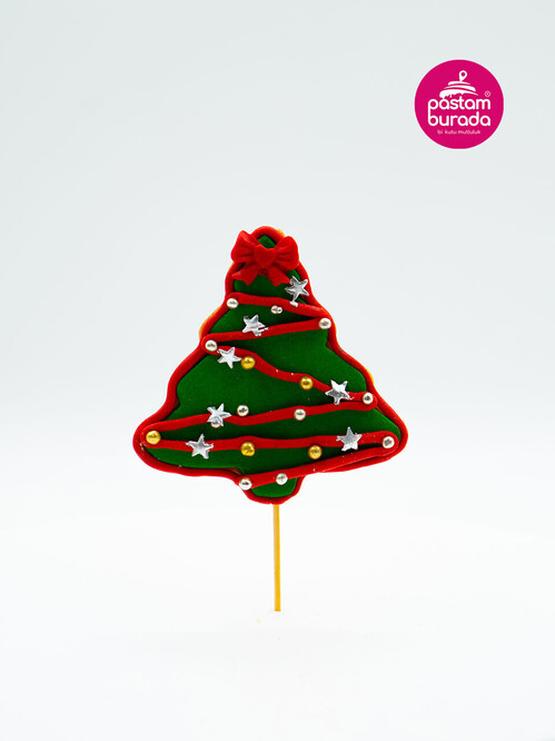 Yılbaşı Çam Ağacı Temalı Konsept Kurabiye