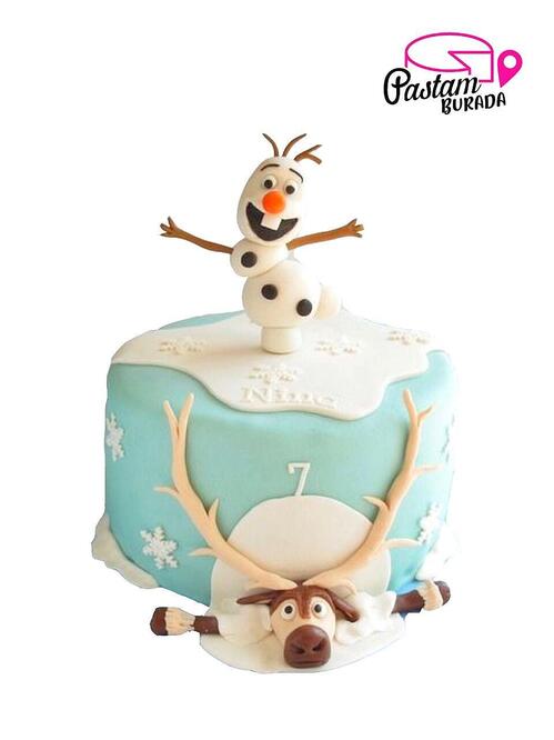 Yılbaşı Konseptli Pasta