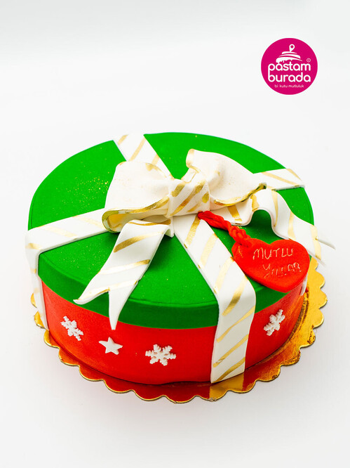 Yılbaşı Kutusu Konsept Pasta