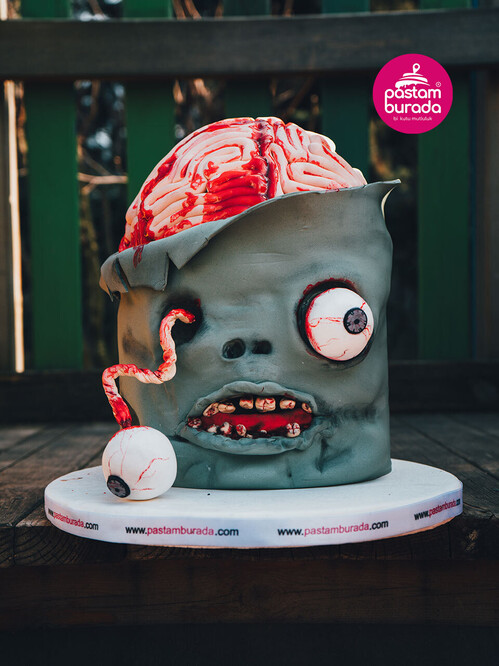 Zombi Konsept Tasarım Pasta