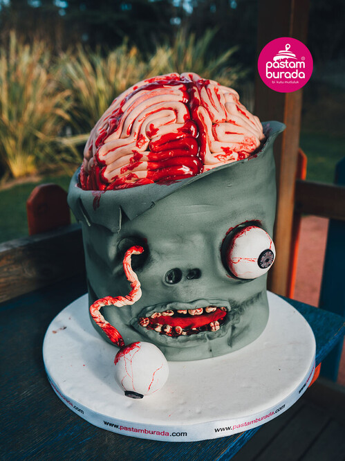 Zombi Konsept Tasarım Pasta