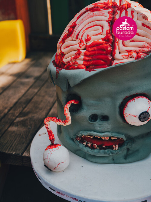 Zombi Konsept Tasarım Pasta