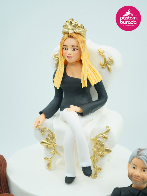 Aile Temalı Konsept Pasta