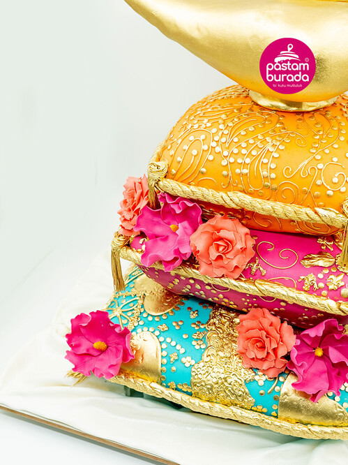 Alaaddinin Sihirli Lambası Tasarım Pasta