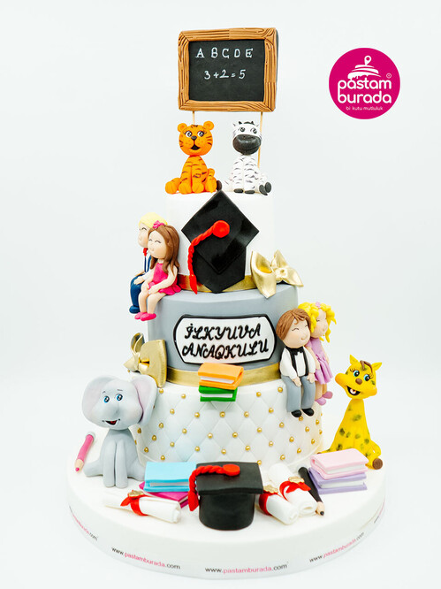 Anaokulu Özel Tasarım Pasta