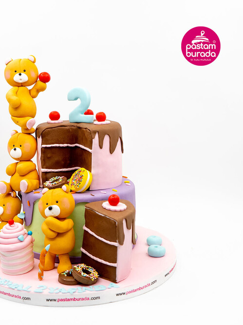 Ayı Konsept Tasarım Pasta