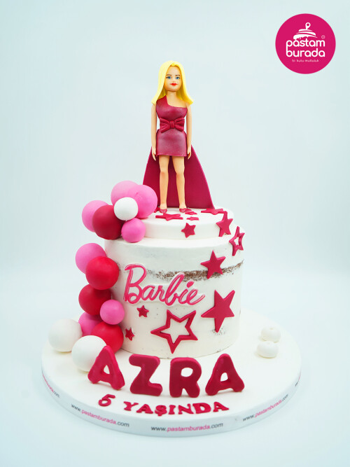 Barbie Temalı Konsept Pasta