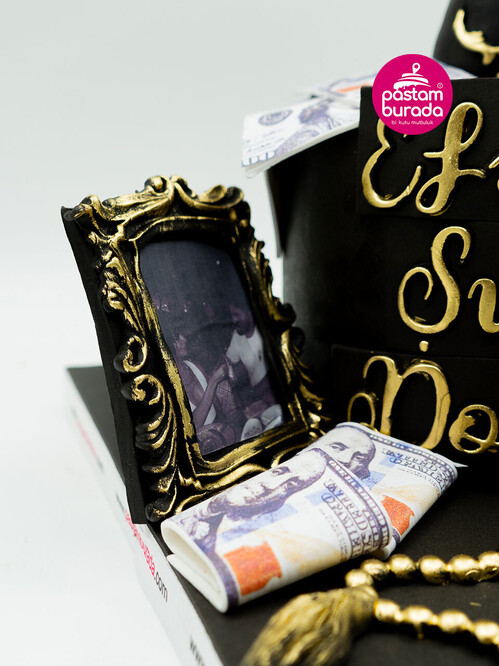 Çerçeve Resimli Butik Pasta