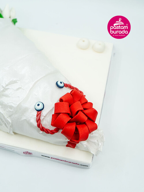 Çiçek Buketi Tasarım Pasta