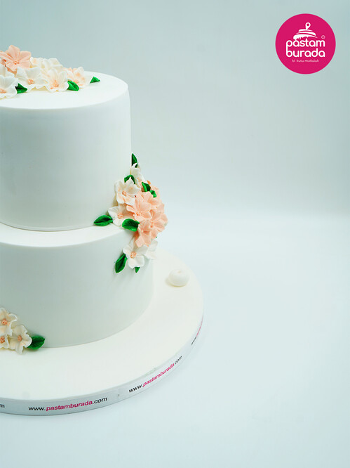 Çiçek Detaylı Söz Pastası